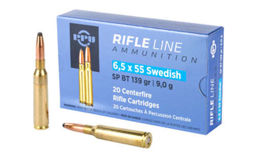 Ammunition Prvi Partizan Rifle 6.5x55mm PPU 6.5X55 SWEDISH SP 139GR 20/200